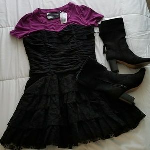 Lace Tiered Dress/brand new